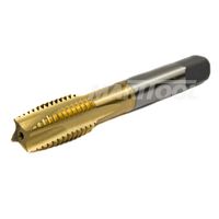 Morse 1 1/2-12 Spiral Point Plug Tap TiN Coated H4 class