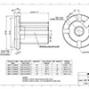 1.0 Keyed Slitting Saw Arbor Cap .730 Long with Screw and Key