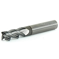 MariTool 7/16 dia 3 Flute High Helix Carbide Rougher X 1.00 LOC DLC Coated