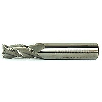 MariTool End Mill 3 Flute .4375 dia X 1.0 L.O.C X .010 Corner Radius with Chipbreaker