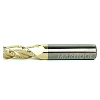 MariTool End Mill 3 Flute .4375 dia X 1.0 loc x .010 Corner Radius ZrN With Chipbreakers