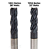 .250 Diameter X .750 LOC Variable Index 30 Degree Helix End Mill