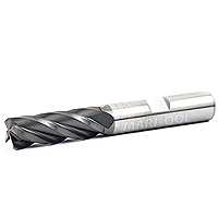 MariTool .500 Dia 4 Flute End Mill X .030 Corner Radius X 1.5 LOC w/Flat