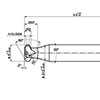 Solid Carbide Spline Cutter .500 Shank Profile Series 1