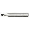 1/8 2 Flute PCD Tipped Ball End Mill - SM Grade