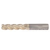 3/4 dia 3 Flute High Helix Carbide Rougher X 3.0 LOC ZrN Coated
