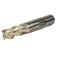 MariTool 1/8 dia 3 Flute High Helix Carbide Rougher X .375 LOC ZrN Coated