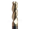 3/8 3 FL Carbide End Mill .06 Corner Chamfer SE 38 Deg Helix .875 loc ZrN