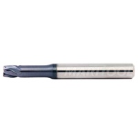 Titanium Carbonitride Coating 1/2 Shank Diameter 4-1/2 Length 2 Cutting Length 1/2 Cutting Diameter SGS 31786 1LB 4 Flute Ball End General Purpose End Mill 
