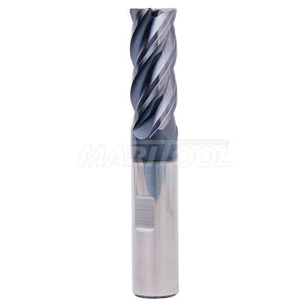 F&D Tool Company 17098-AT328 Two Flute End Mill for Aluminum 5/8 Mill Diameter Single End 5/8 Shank Diameter High Speed Steel 1.625 Flute Length 3.75 Overall Length 
