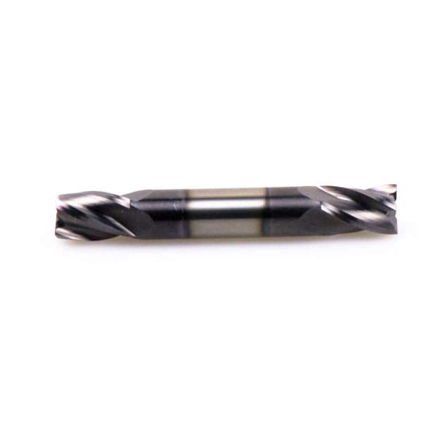 Details about   5/32 4 Flute Double End Carbide End Mill TiALN Coated 3/8" Shank with Flat USA 