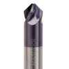 Helical Chamfer Mill .250 Dia X 90 Degree 4 Flute DE