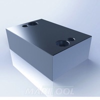 Orange Vise 6 Inch 6061 Aluminum Machinable Center Jaws 6x4x2