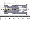 BT50 45 degree External Thread Pull Stud Gripper