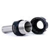 ER25 3/4-2.0 STRAIGHT SHANK COLLET CHUCK With Flat