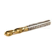 1/2 - .5000" Cobalt 130&deg; Screw Machine Length Drill TiN Coated