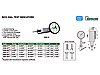 Dial Test Indicator: 0.03" range x .0005" Graduation x 1.18" Dial Dia.