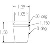 ER32 COOLANT SEALING COLLET 18mm