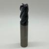Solid Carbide 4 Flute Endmill .500 Cutting Dia X 1.0 Flute Length With .045 Corner Radius