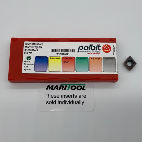 Palbit CCMT 3(2.5)2 MK  PH6705  ( CCMT 09T308 MK )