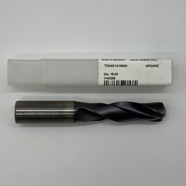 Widia Solid Carbide 2 Flute Drill .7323 (18.60mm) Cutting Dia X 2.80 Flute Length Coolant Thru