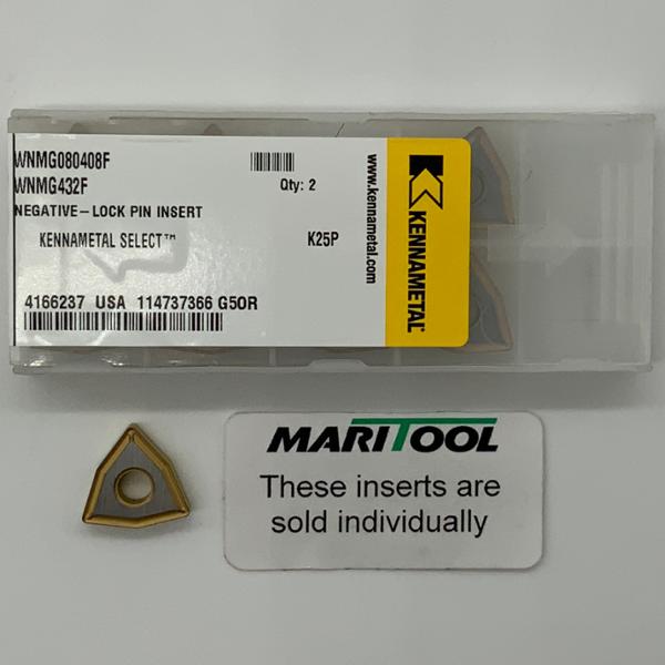 Kennametal WNMG080408F K25P ( WNMG432F )
