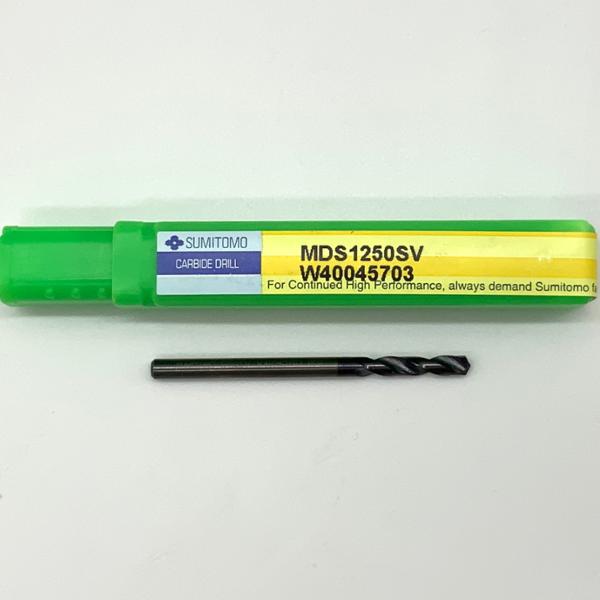 Sumitomo Solid Carbide 2 Flute Drill .1250 (1/8) Cutting Dia X .67 Flute Length