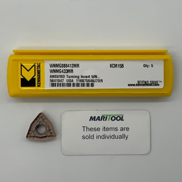 Kennametal WNMG080412MR KCM15B ( WNMG433MR )