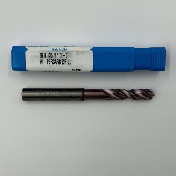Kyocera Solid Carbide 2 Flute Diamond Coated Drill 2717 (6.9mm) Cutting Dia X 1.13 Flute Length