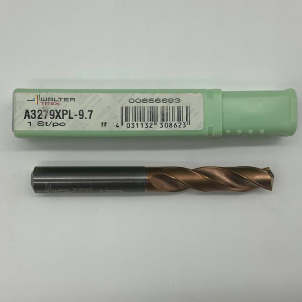 Walter Solid Carbide 2 Flute Drill .3819 (9.7mm) Cutting Dia X 1.38 Flute Length