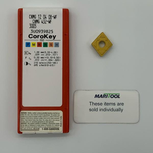 Sandvik CNMG120408WF  3005 ( CNMG432WF )
