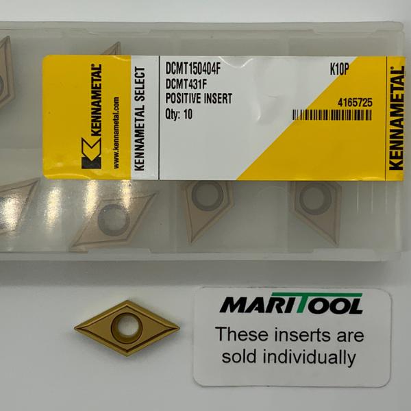 Kennametal DCMT150404F K10P ( DCMT431F )