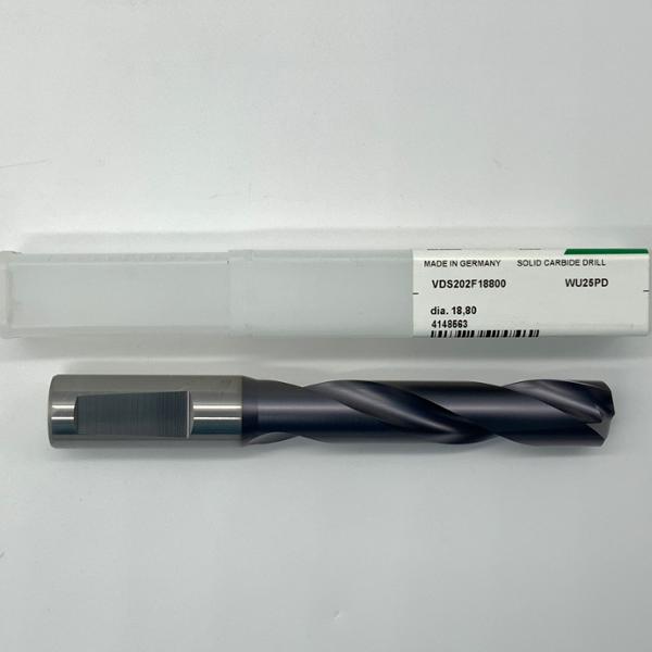 Widia Solid Carbide 2 Flute Drill .7402 (18.80mm) Cutting Dia X 3.56 Flute Length