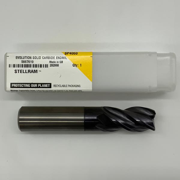 Kennametal Solid Carbide Necked 4 Flute Endmill .7874 (20mm) Cutting Dia X 1.5 Flute Length With .078 Corner Radius