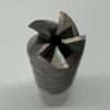 Solid Carbide 5 Flute Endmill .3937 (10.0mm) Cutting Dia X 1.24 Flute Length Coolant KOR5 Geometry Coolant Thru