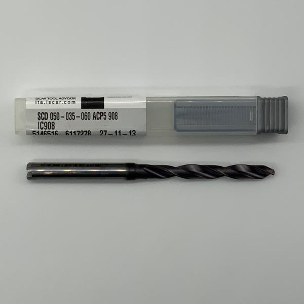 Iscar Solid Carbide 2 Flute Drill .1969 (5mm) Cutting Dia X 1.50 Flute Length Coolant Thru