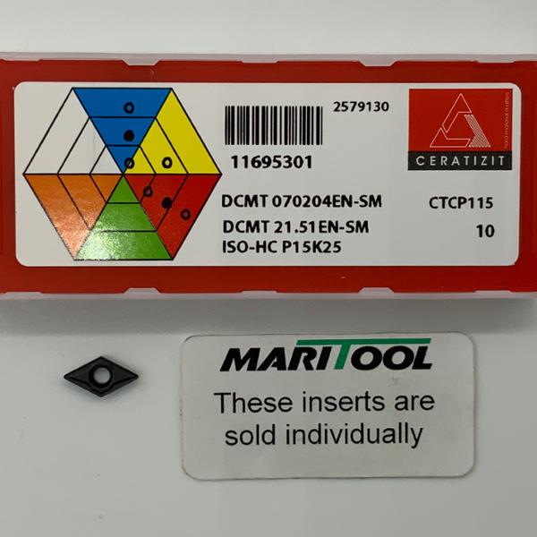 Ceratizit DCMT070204EN SM CTCP115 ( DCMT21.51EN SM )