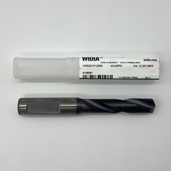 Widia Solid Carbide 2 Flute Drill .4803 (12.20mm) Cutting Dia X 2.10 Flute Length