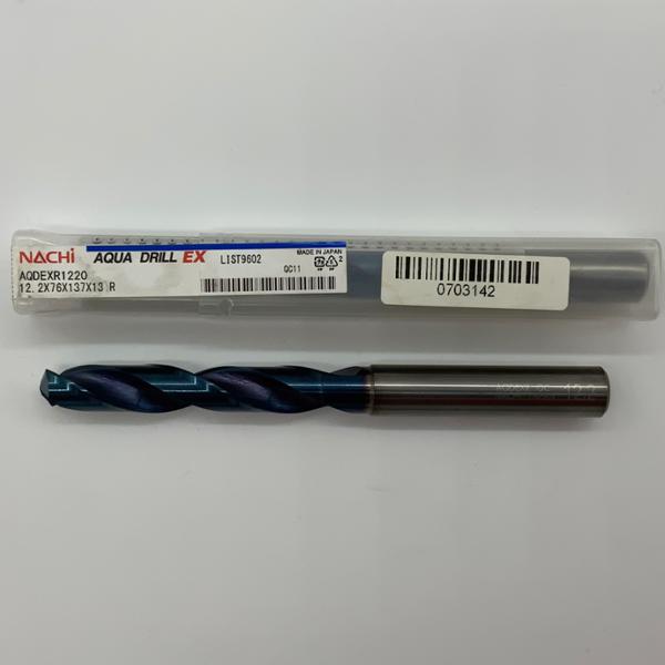 Nachi Solid Carbide 2 Flute Drill .4803 (12.2mm) Cutting Dia X 2.99 Flute Length