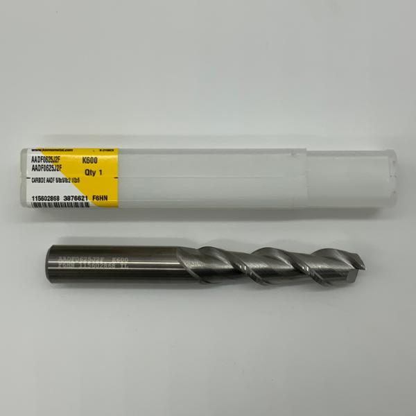 Kennametal Solid Carbide 2 Flute Endmill .6250 (5/8”) Cutting Dia X 2.50 Flute Length