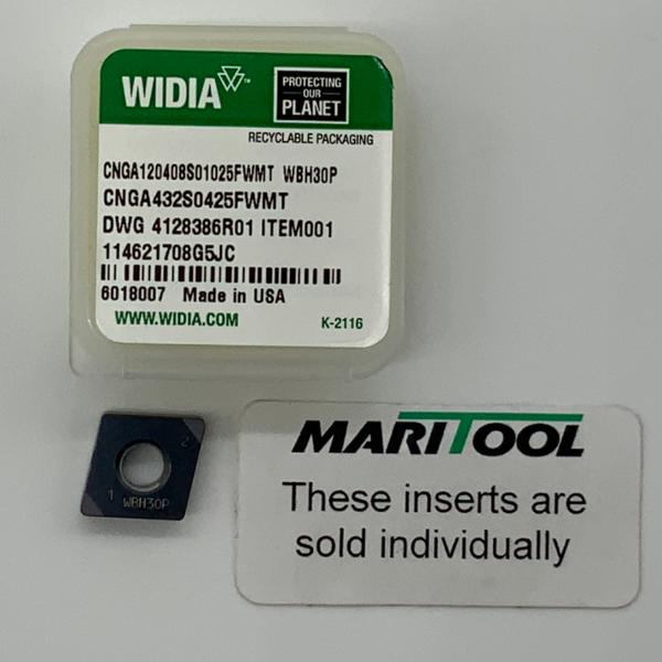 Widia CNGA120408S01025FWMT WBH30P ( CNGA432S0425FWMT )