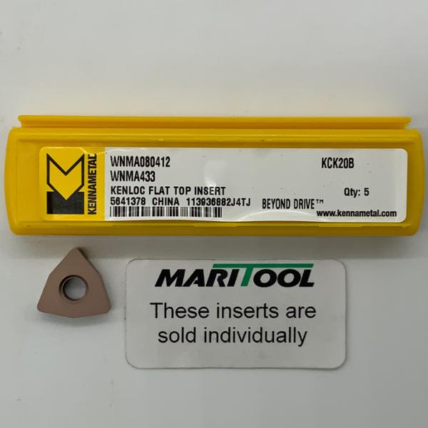 Kennametal WNMA080412 KCK20B ( WNMA433 )