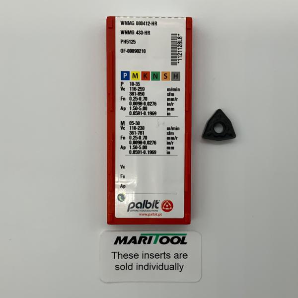 Palbit WNMG 433 HR  PH5125  ( WNMG 080412 HR )