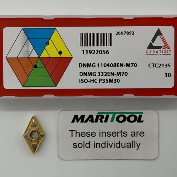 Ceratizit DNMG110408EN M70 CTC2135 ( DNMG332EN M70 )