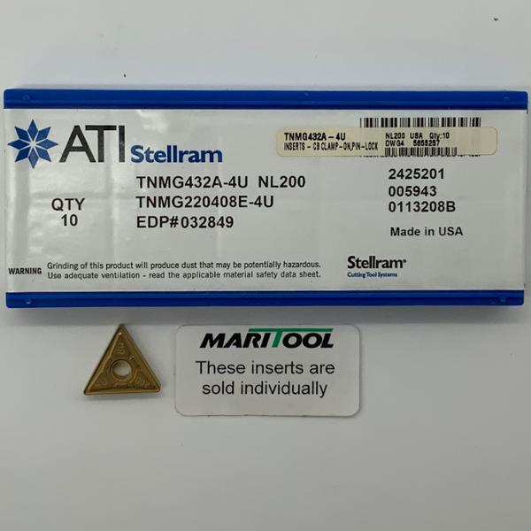 ATI Stellram TNMG220408E 4U NL200 ( TNMG432A 4U )