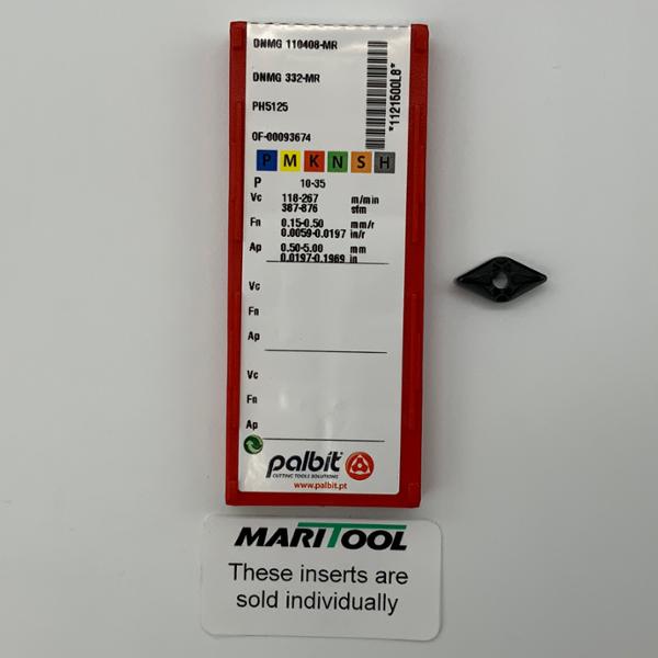 Palbit DNMG 332 MR PH5125  ( DNMG 110408MR )