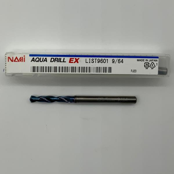 Nachi Solid Carbide 2 Flute Drill .1406 (9/64) Cutting Dia X .83 Flute Length