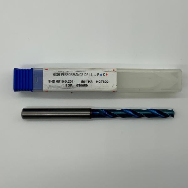 ATI Stellram Solid Carbide 2 Flute Drill .2008 (5.1mm) Cutting Dia X 1.50 Flute Length
