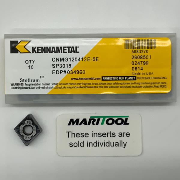 Kennametal CNMG120412E 5E SP3019