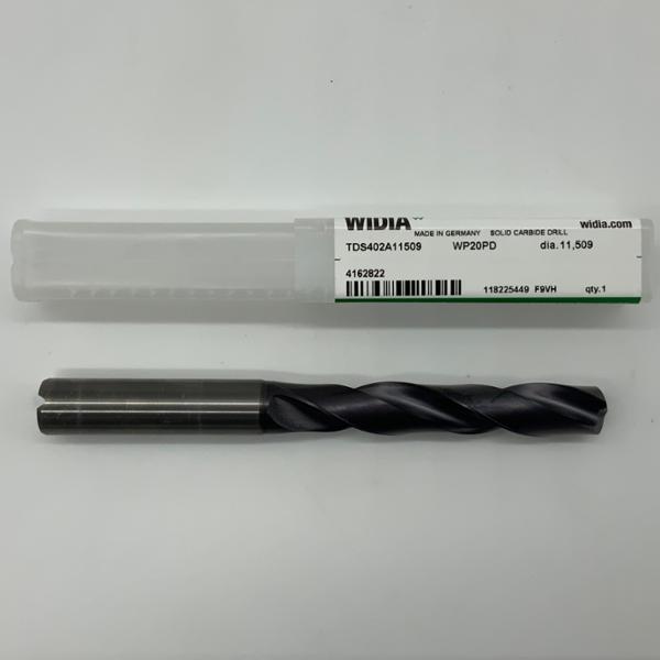 Widia Solid Carbide 2 Flute Drill .4531 (11.509mm) Cutting Dia X 2.61 Flute Length Coolant Thru